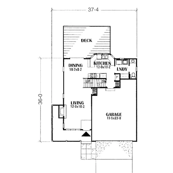 Farmhouse Plan First Floor - Averitt Country Home 072D-0949 - Search House Plans and More