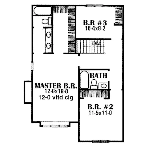 Farmhouse Plan Second Floor - Averitt Country Home 072D-0949 - Search House Plans and More