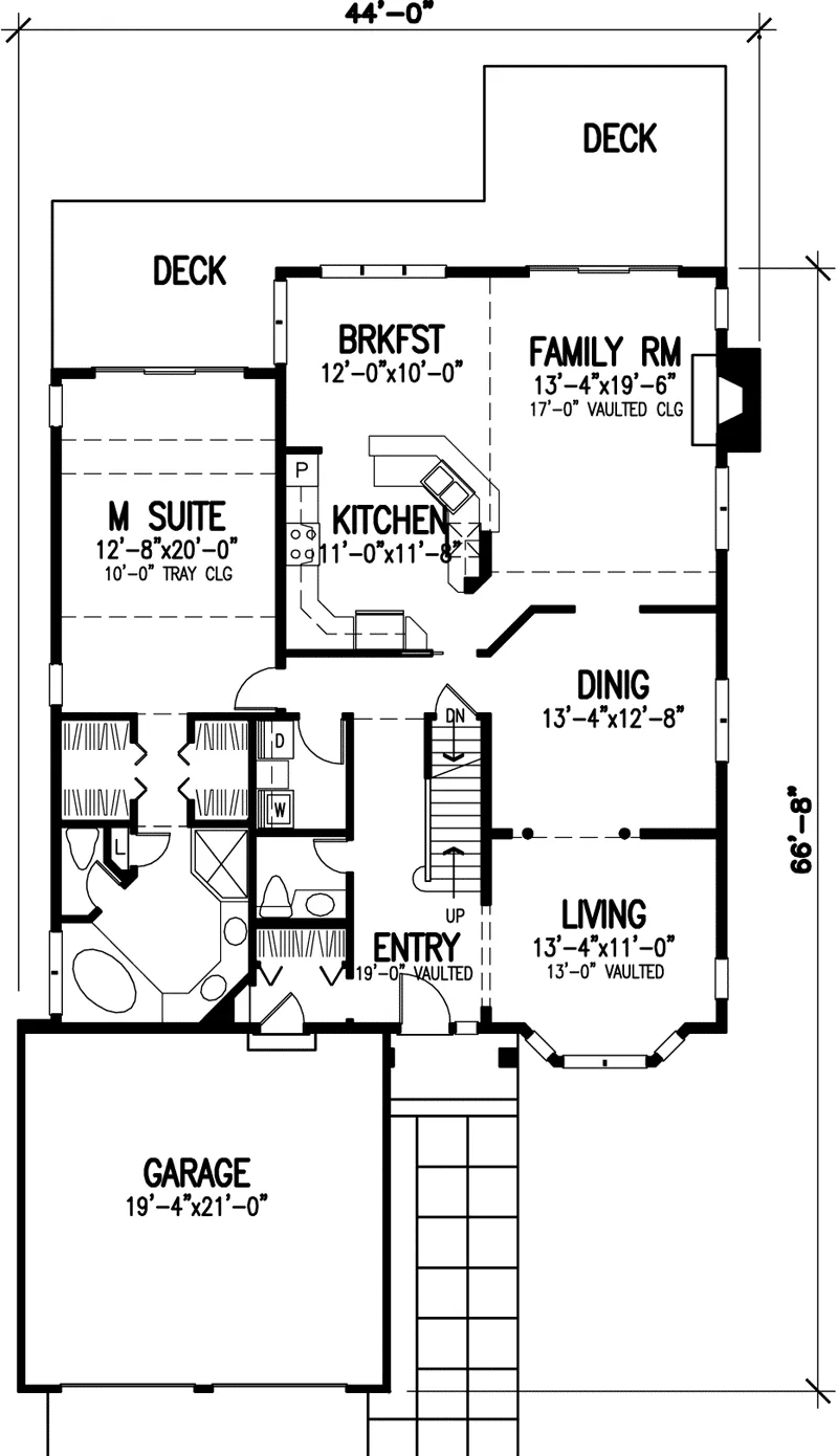Florida House Plan First Floor - Belleau Cove Sunbelt Home 072D-0950 - Search House Plans and More