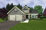 Florida House Plan Front of Home - Belleau Cove Sunbelt Home 072D-0950 - Search House Plans and More