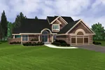 Southern House Plan Front of Home - Pattonwood Country Home 072D-0951 - Shop House Plans and More
