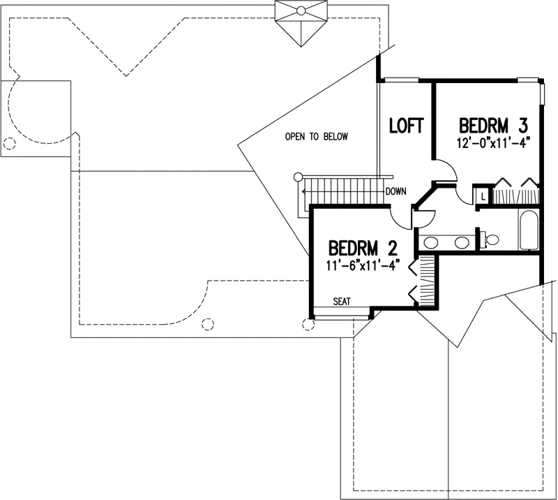Neoclassical House Plan Second Floor - Varney Neoclassical Home 072D-0953 - Shop House Plans and More