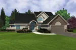 Modern House Plan Front of Home - Varney Neoclassical Home 072D-0953 - Shop House Plans and More