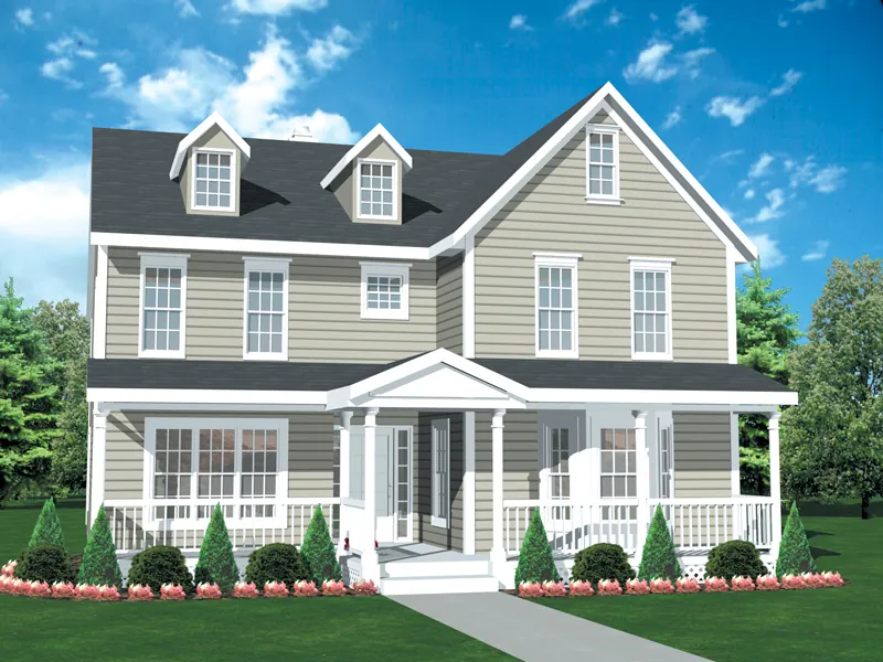 Country House Plan Front of Home - 072D-0954 - Shop House Plans and More