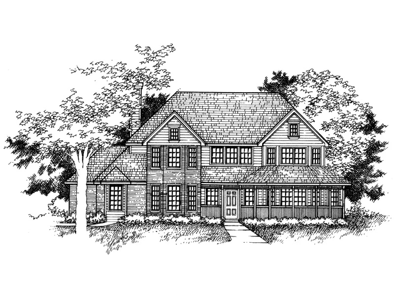 Luxury House Plan Front of Home - Elijah Manor Country Home 072D-0957 - Search House Plans and More