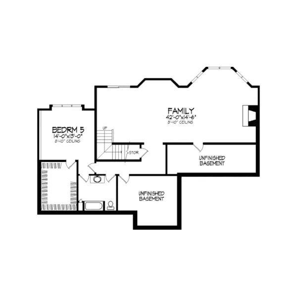 Luxury House Plan First Floor - Prudence Hill Contemporary Home 072D-0960 - Shop House Plans and More