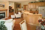 Luxury House Plan Kitchen Photo 01 - Pantera Luxury Craftsman Home 072D-0989 - Shop House Plans and More