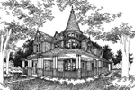 Southern House Plan Front of Home - Kirkland Old World Home 072D-0995 - Search House Plans and More