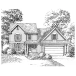 Country House Plan Front of Home - Fillmore Place Country Home 072D-0997 - Search House Plans and More