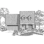 Traditional House Plan Front of Home - Butterfield Hollow Cottage Home 072D-0998 - Search House Plans and More