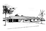 Southern House Plan Front of Home - Gladiola Pier Sunbelt Home 072D-1006 - Search House Plans and More