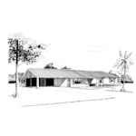 Ranch House Plan Front of Home - Gladiola Pier Sunbelt Home 072D-1006 - Search House Plans and More