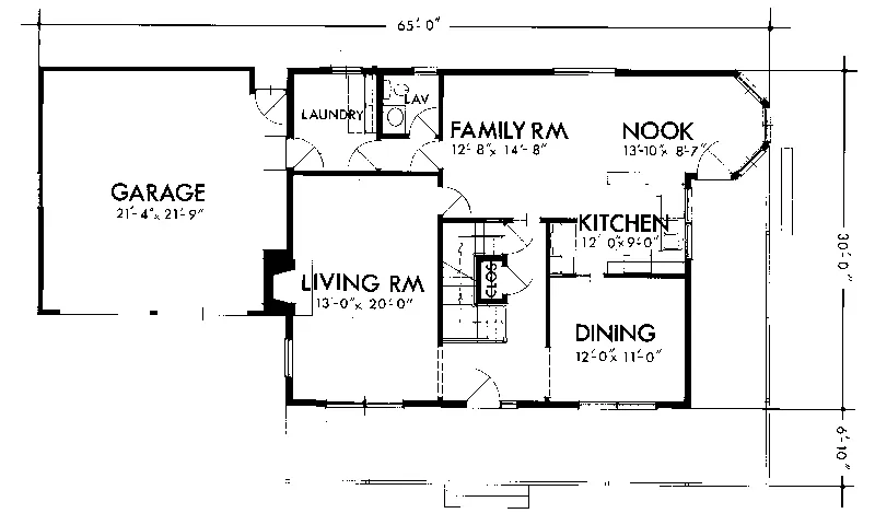 Southern House Plan First Floor - Corrigan Farm Farmhouse 072D-1012 - Search House Plans and More