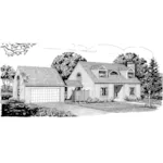 Southern House Plan Front of Home - Kendale Southern Home 072D-1021 - Search House Plans and More