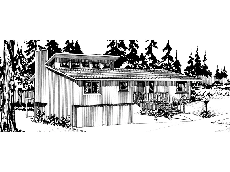 Lowcountry House Plan Front of Home - Sunnymeadow Modern Mountain Home 072D-1029 - Shop House Plans and More