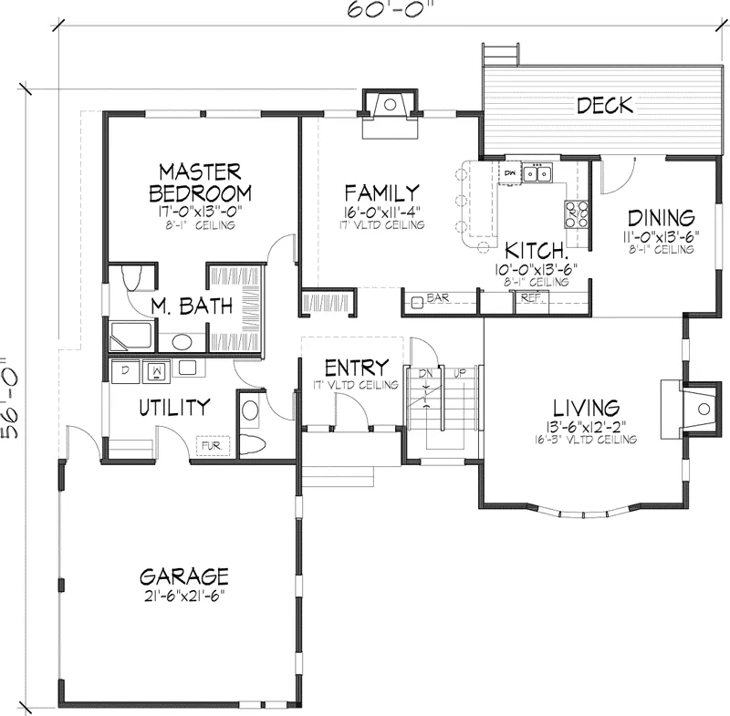 Traditional House Plan First Floor - Northport Hills Modern Home 072D-1033 - Shop House Plans and More