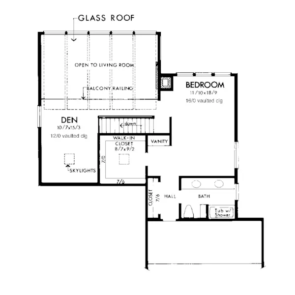 Southern House Plan Second Floor - Devereaux Mill Country Home 072D-1048 - Search House Plans and More