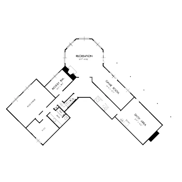 Ranch House Plan Second Floor - Jackson Mill Country Home 072D-1050 - Search House Plans and More