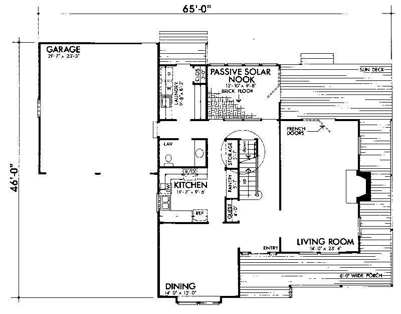 Shingle House Plan First Floor - Althea Victorian Home 072D-1052 - Search House Plans and More