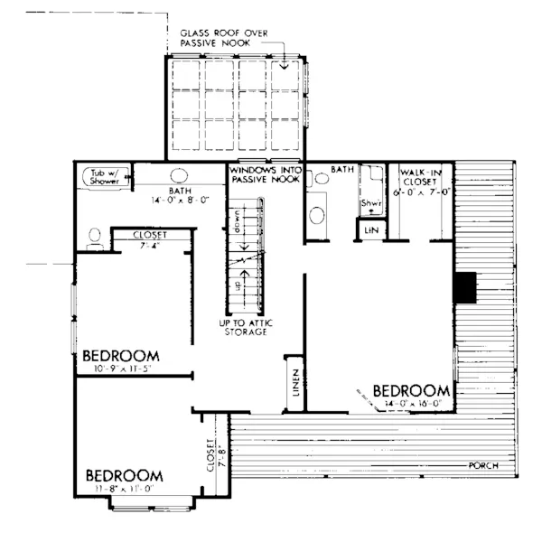 Traditional House Plan Second Floor - Althea Victorian Home 072D-1052 - Search House Plans and More