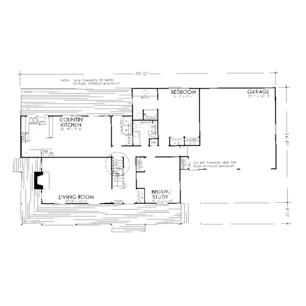 Southern House Plan First Floor - Fordham Bayou Acadian Home 072D-1053 - Search House Plans and More