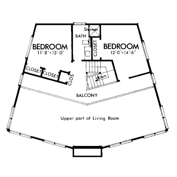 Traditional House Plan Second Floor - Marina Palm Vacation Home 072D-1065 - Shop House Plans and More