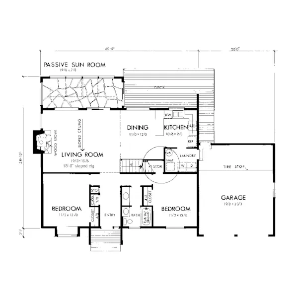 Traditional House Plan First Floor - Lakeaire Vacation Home 072D-1069 - Shop House Plans and More