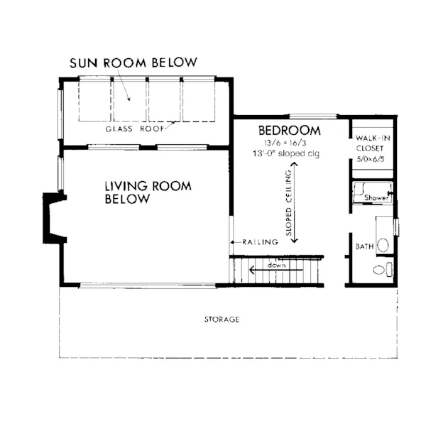 Traditional House Plan Second Floor - Lakeaire Vacation Home 072D-1069 - Shop House Plans and More