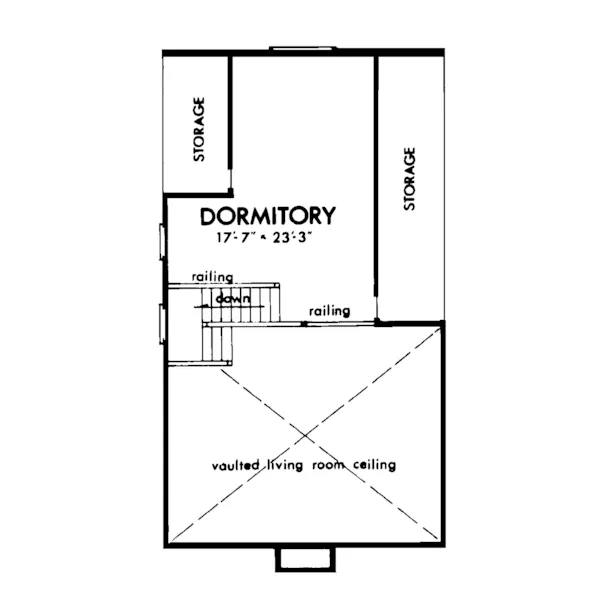 Southern House Plan Second Floor - Tower Grove Contemporary Home 072D-1072 - Shop House Plans and More