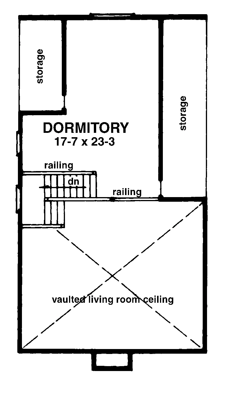 Traditional House Plan Optional Floor Plan - Rothwell Heights Vacation Home 072D-1073 - Shop House Plans and More