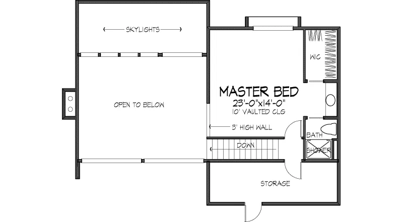 Bungalow House Plan Second Floor - Quailways Modern Home 072D-1102 - Shop House Plans and More