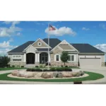 Traditional House Plan Front of Home - Castro Creek Luxury Home 072D-1116 - Search House Plans and More