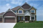 Traditional House Plan Front of House 072D-1126