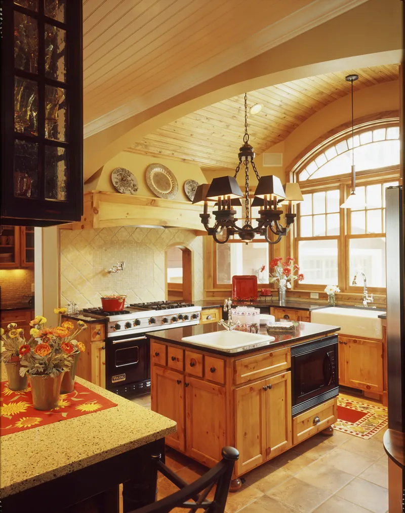 Arts & Crafts House Plan Kitchen Photo 01 - Brady Circle Luxury Home 072S-0001 - Search House Plans and More