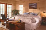 Traditional House Plan Master Bedroom Photo 01 - Sitka Rustic Country Log Home 073D-0021 - Shop House Plans and More