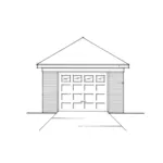 Building Plans Front of House 075D-6000