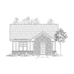 Building Plans Front of House 075D-6002