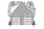 Tudor House Plan Front of House 075D-7505