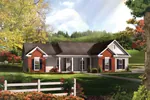 Southern Styled Home With Gabled Roof Design