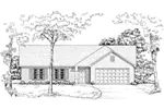 Traditional Country Ranch Home Plan