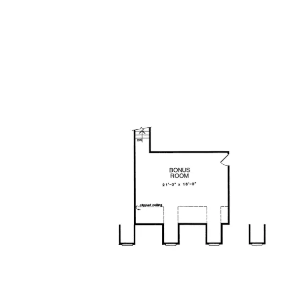 Cape Cod & New England House Plan Bonus Room - Kehrsboro Country Home 076D-0036 - Search House Plans and More