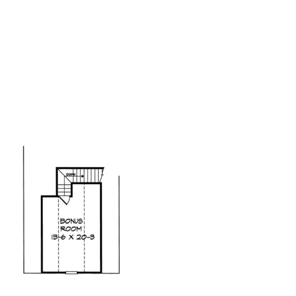 Traditional House Plan Bonus Room - Mercer Manor Southern Home 076D-0055 - Shop House Plans and More