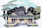 Wide Porch And Shingle Siding Promotes Country Charm