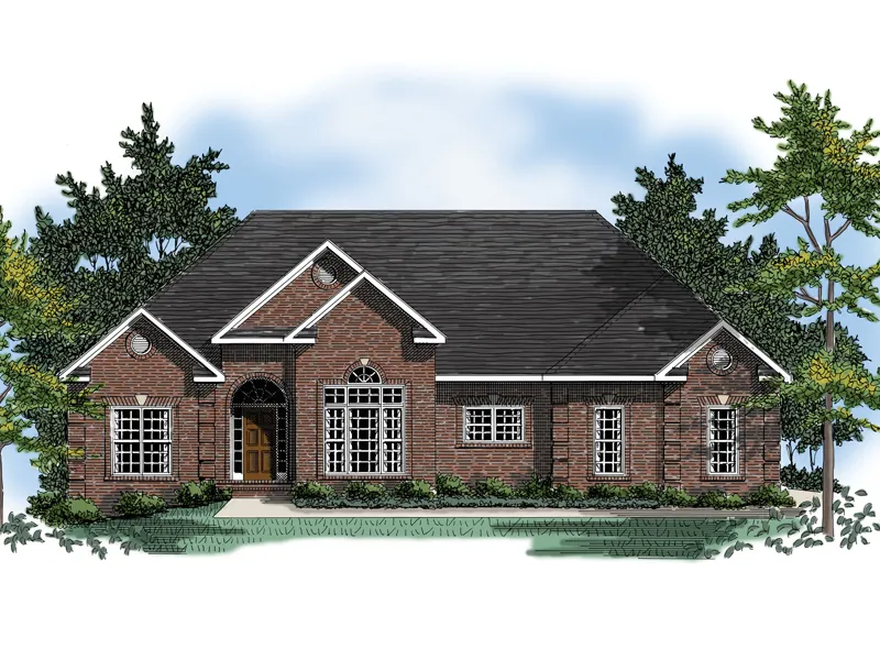 Traditional All Brick Ranch Home
