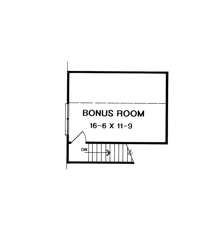 Ranch House Plan Bonus Room - Summerdale Ranch Home 076D-0083 - Shop House Plans and More