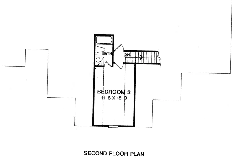 Country House Plan Second Floor - Elsing Hollow Country Home 076D-0099 - Search House Plans and More