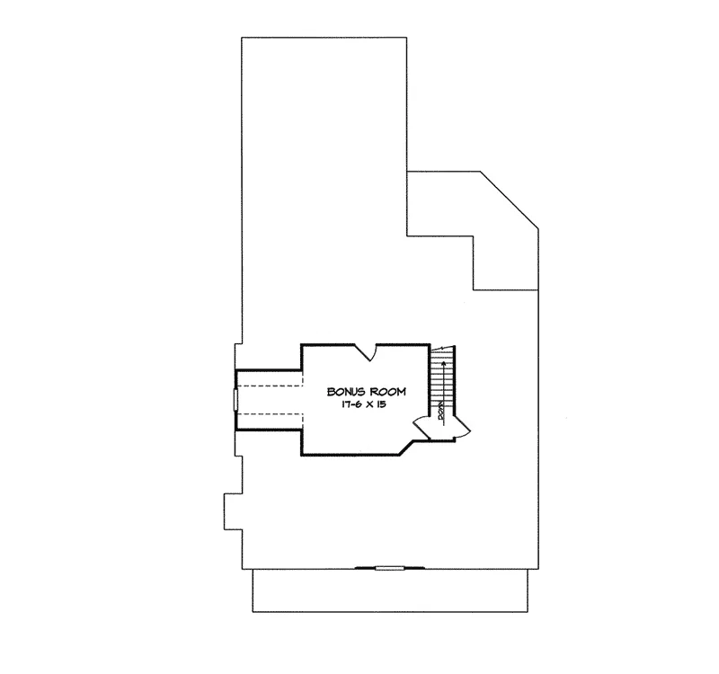 Ranch House Plan Second Floor - Majella Country Home 076D-0118 - Shop House Plans and More