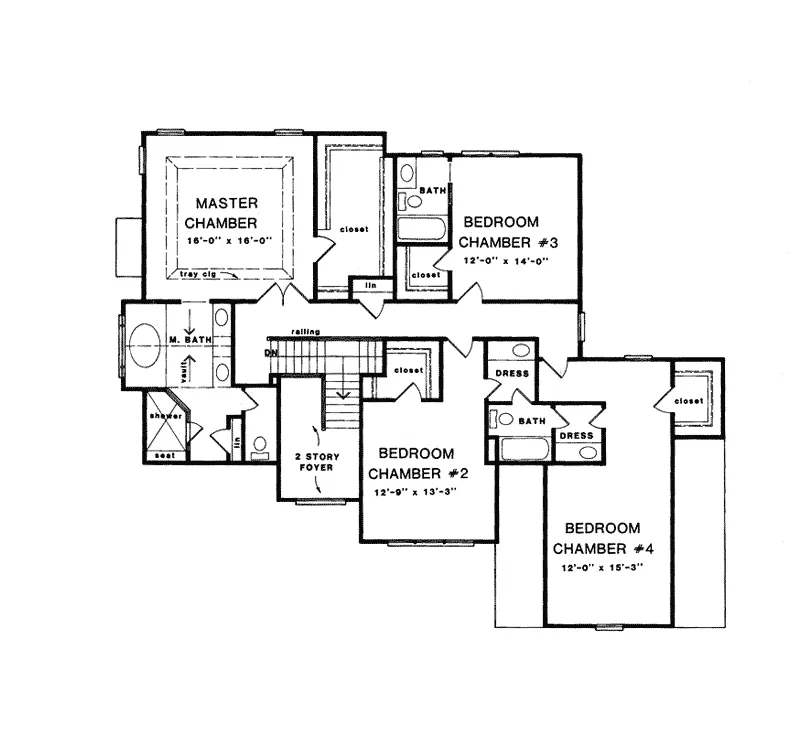 European House Plan Second Floor - Arcole Luxury European Home 076D-0127 - Search House Plans and More