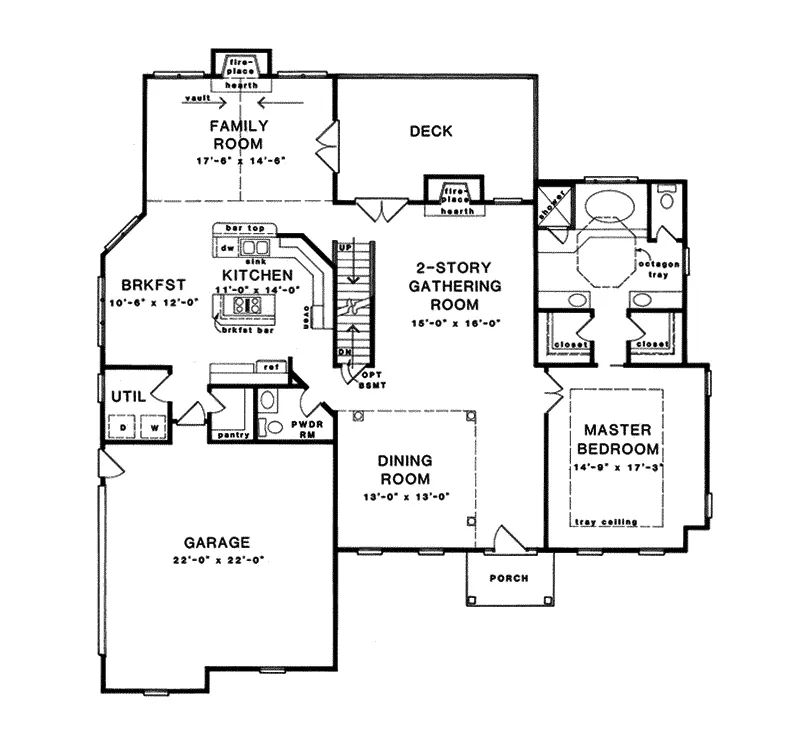Traditional House Plan First Floor - Maclan Luxury Home 076D-0128 - Shop House Plans and More