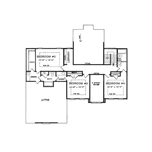 Luxury House Plan Second Floor - Marywell Luxury Home 076D-0130 - Shop House Plans and More